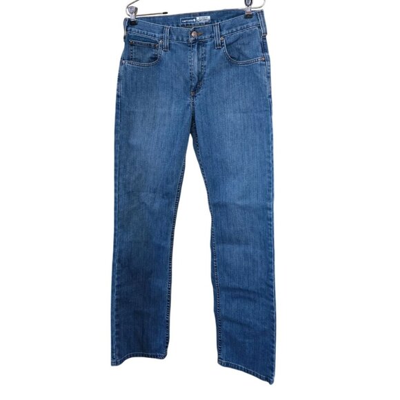 Carhartt Mens Relaxed Fit Jeans 30x32 Blue Denim western Workwear - Picture 2 of 12